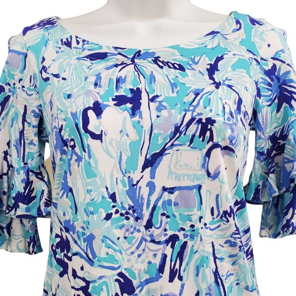 LILLY PULITZER Lula Top Size XXS - Picture 2 of 8